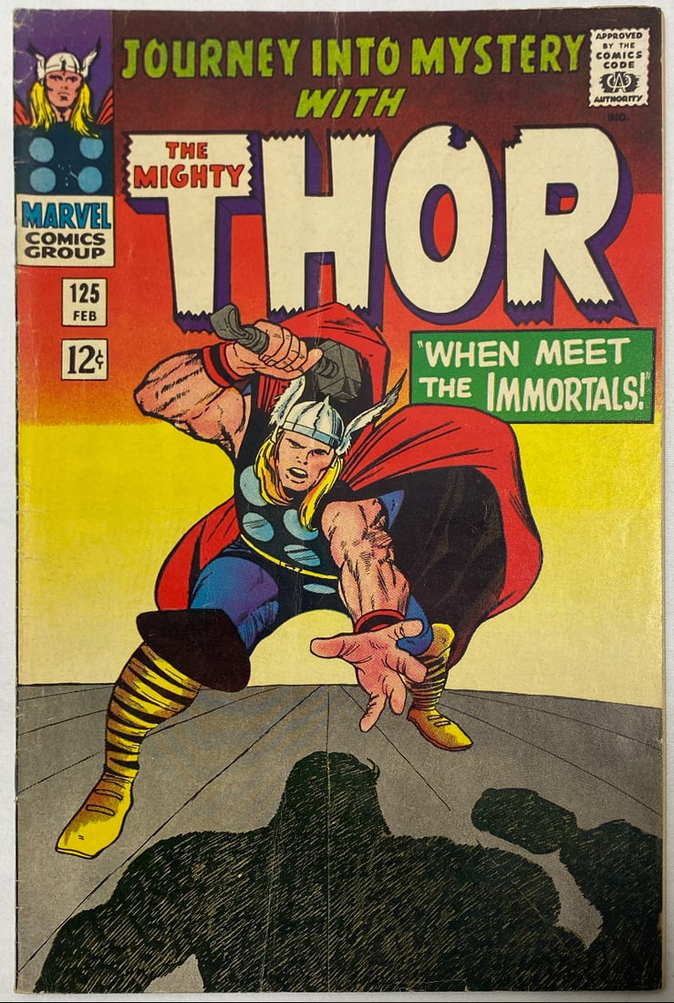Journey Into Mystery 125 Marvel Thor Comic Book: 1966, Please Preview and see all photos for condition