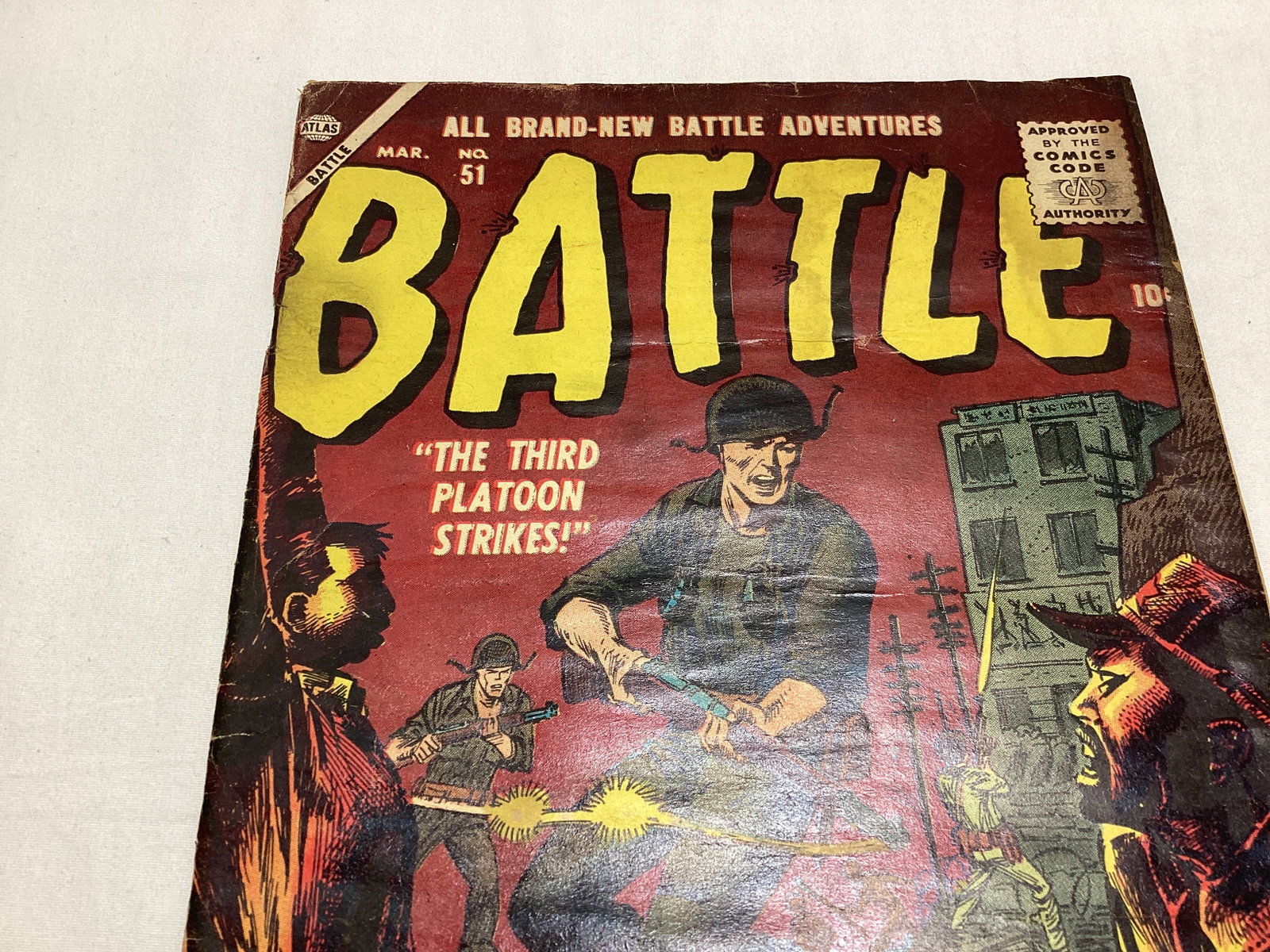 Battle 51 Atlas War Comic Book - 2