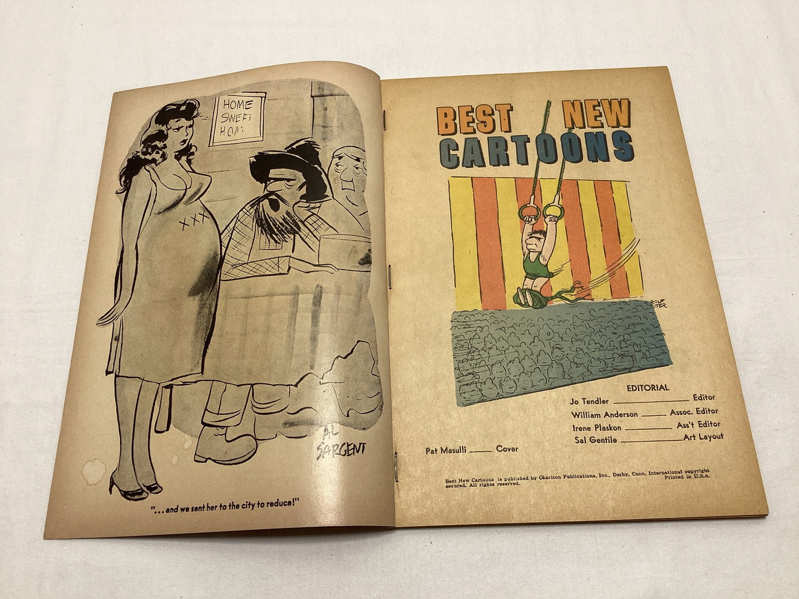 Best New Cartoons 1 Charlton Comic Book - 6