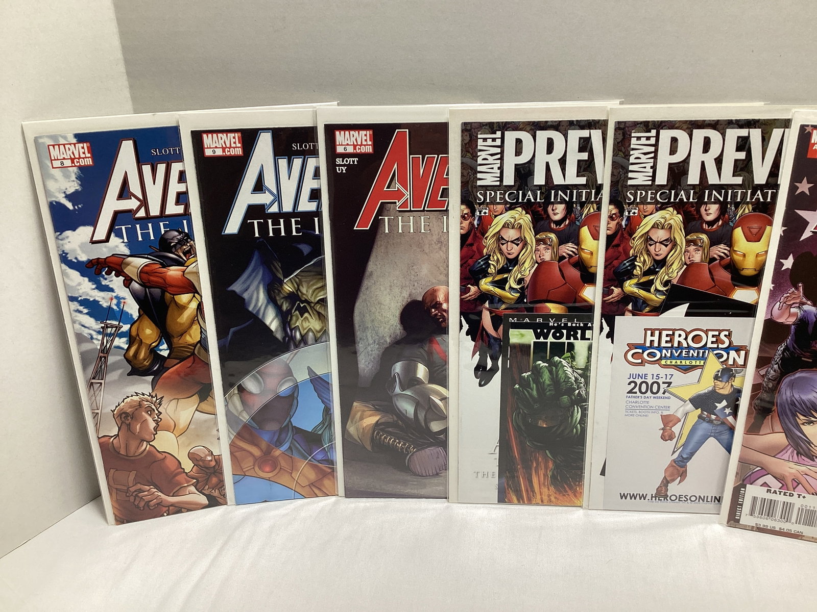 Seven Avengers Marvel Comic Books - 3