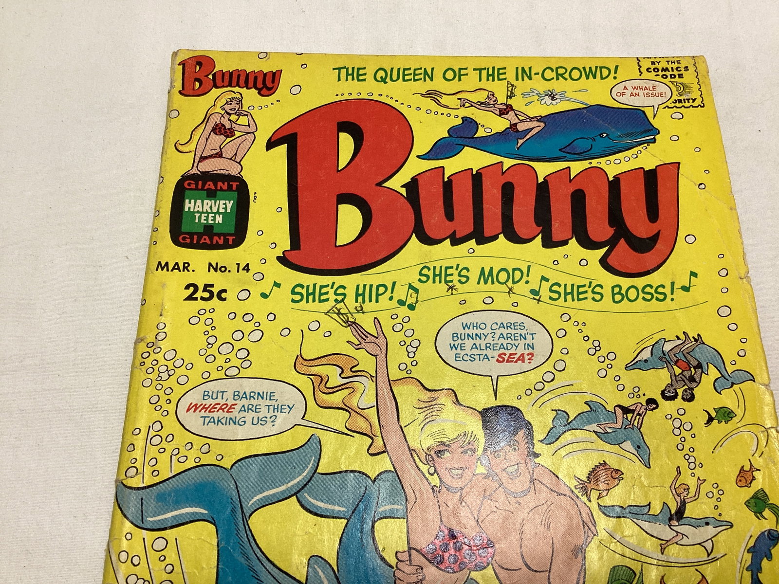 Bunny 14 Harvey Comic Book - 2