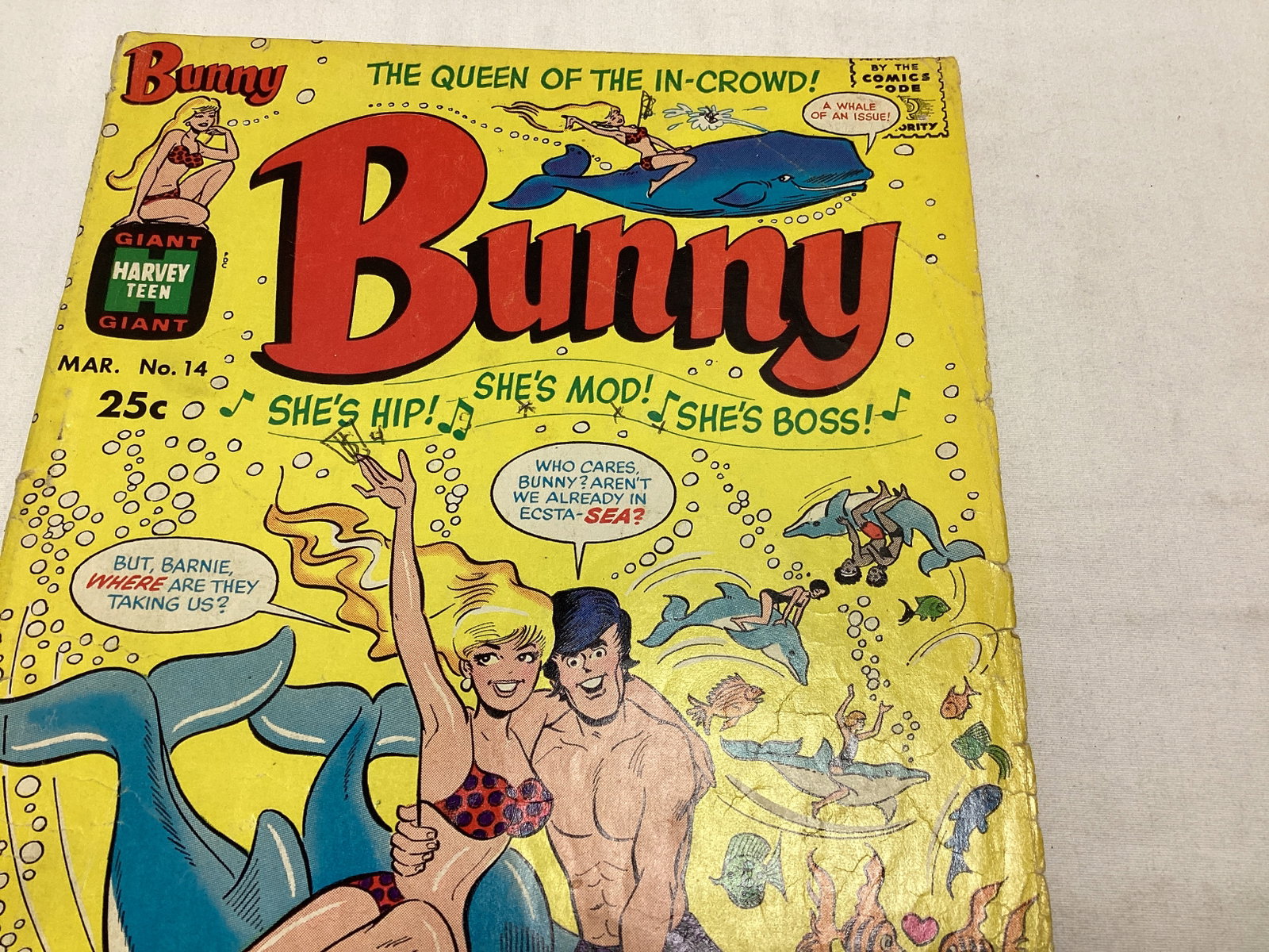 Bunny 14 Harvey Comic Book - 3