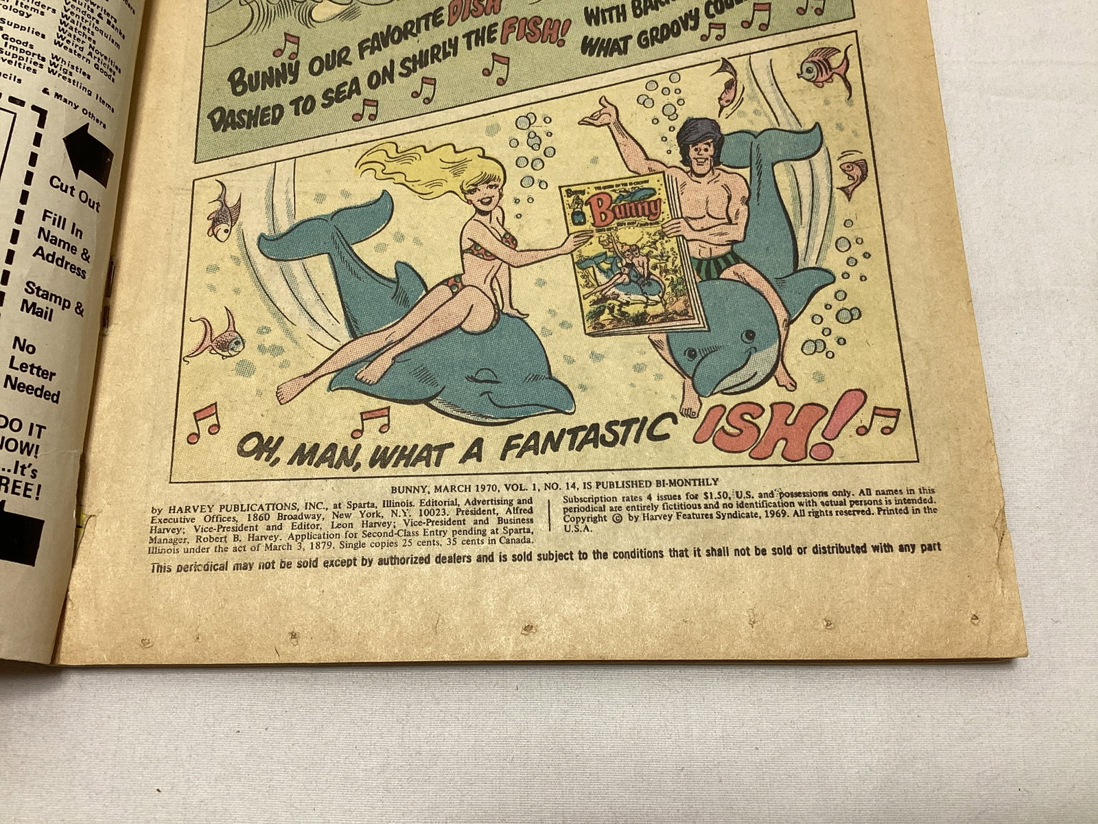 Bunny 14 Harvey Comic Book - 7