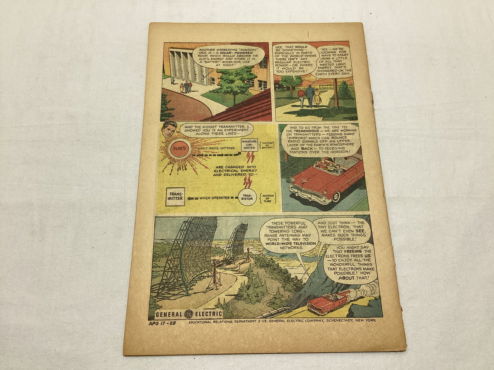 Adventures in Electronics GE General Electric Promotional Comic Book - 6