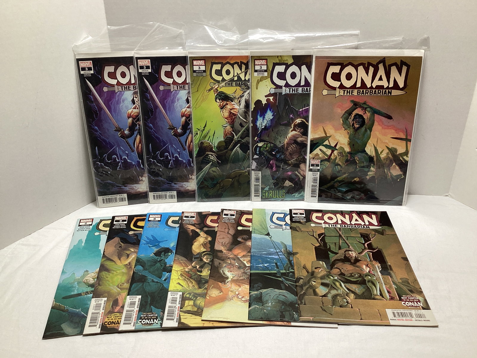 12 Conan the Barbarian Marvel Comic Book: .