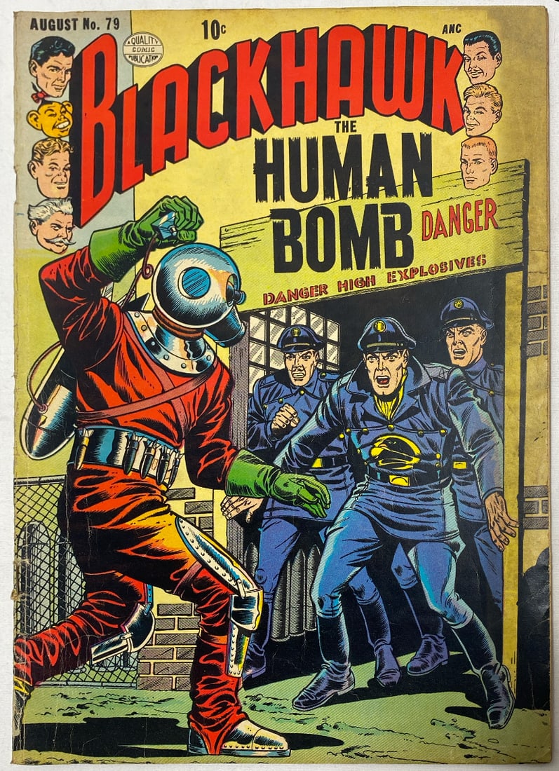 Blackhawk 79 Quality Comic Book: 1954, Please Preview and see all photos for condition