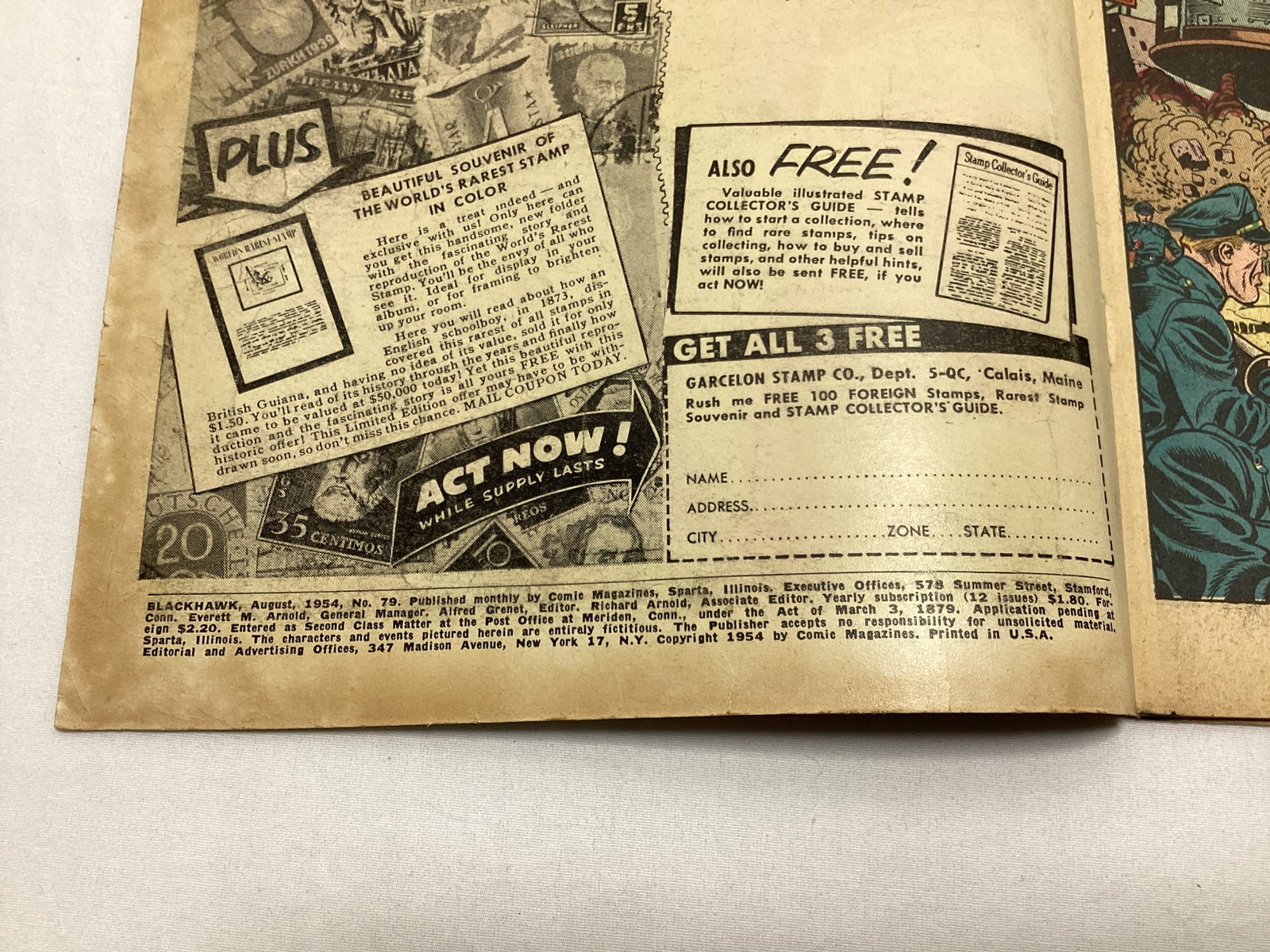 Blackhawk 79 Quality Comic Book - 7