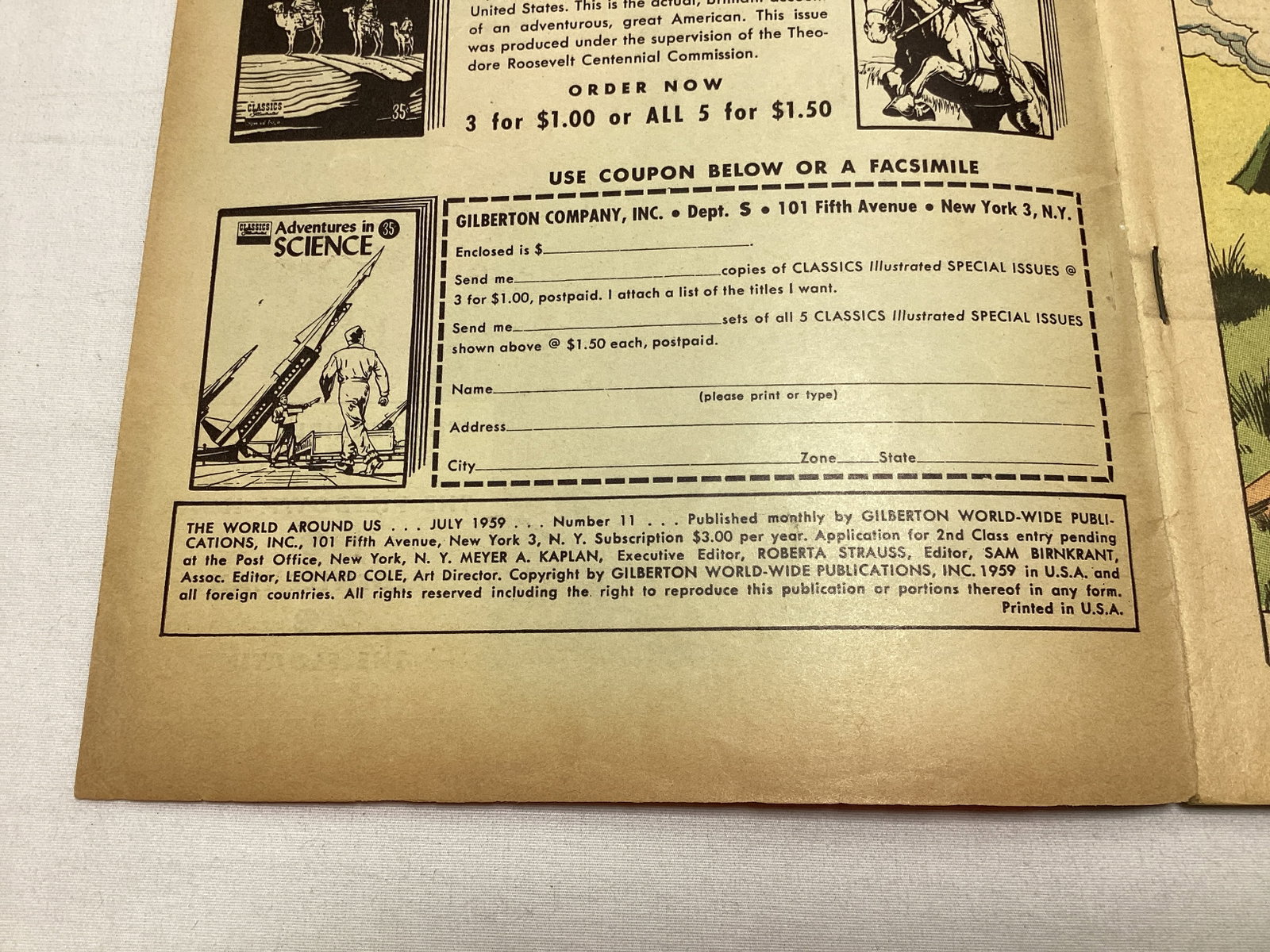 The World Around Us 11 The Marines Classics Illustrated Comic Book - 7