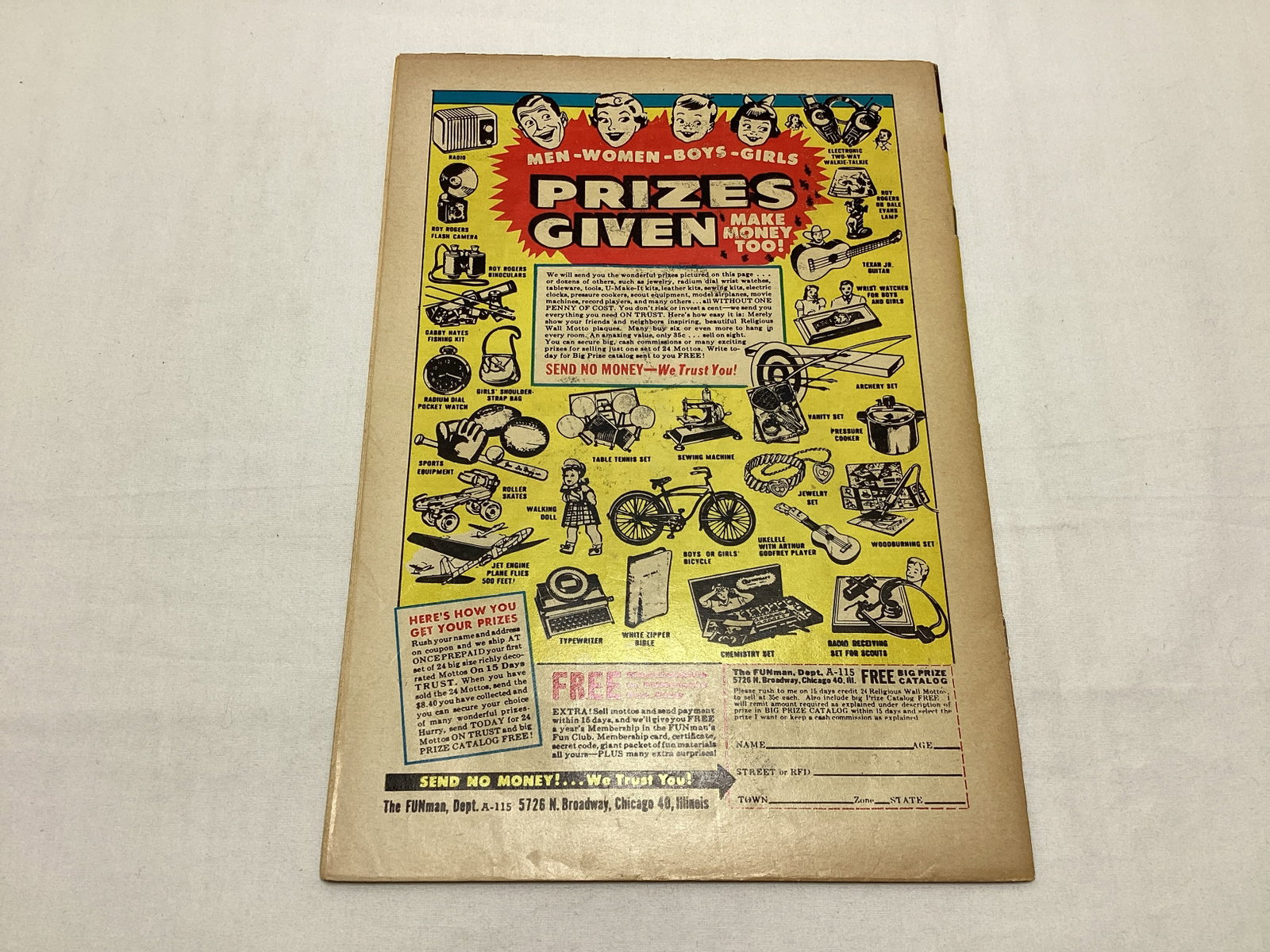 Red Mask 51 Magazine Enterprises Western Comic Book - 8