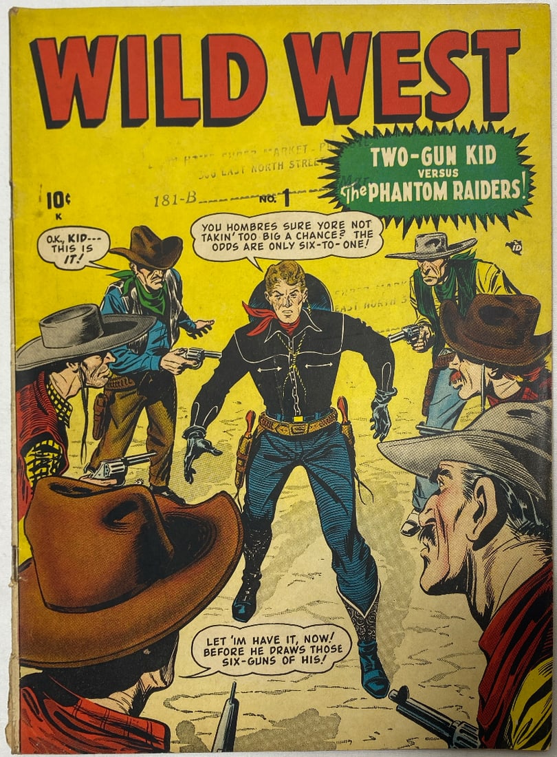 Wild West 1 Comic Book: 1948, Please Preview and see all photos for condition