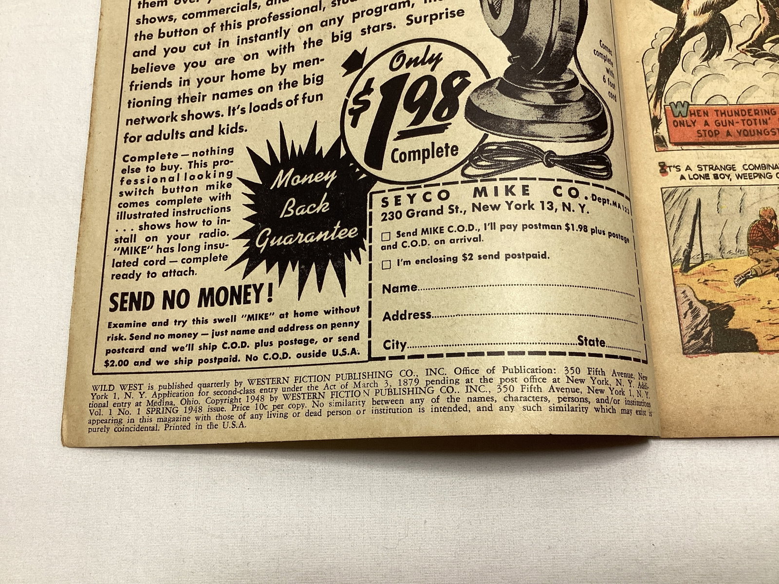 Wild West 1 Comic Book - 7