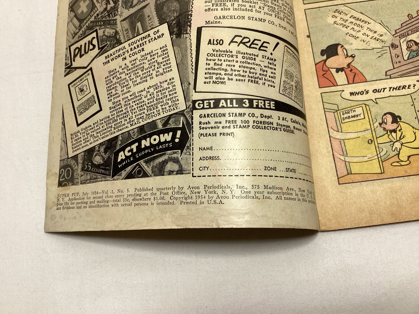 Super Pup 5 Avon Comic Book - 7