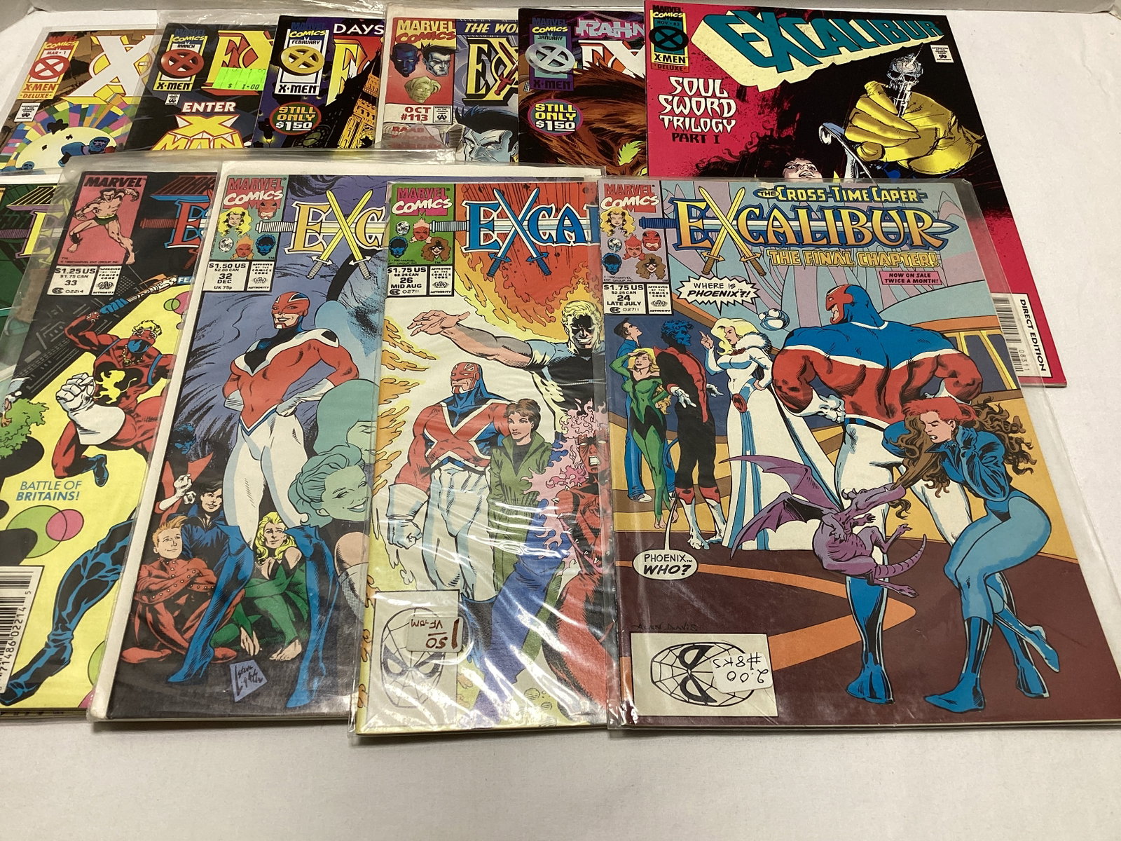 12 Excalibur Marvel Comic Books - 2