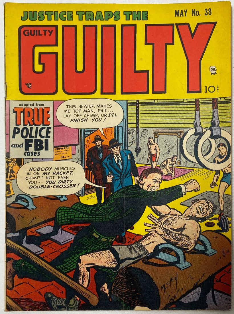 Guilty 38 Prize Comic Book: 1952, Please Preview and see all photos for condition
