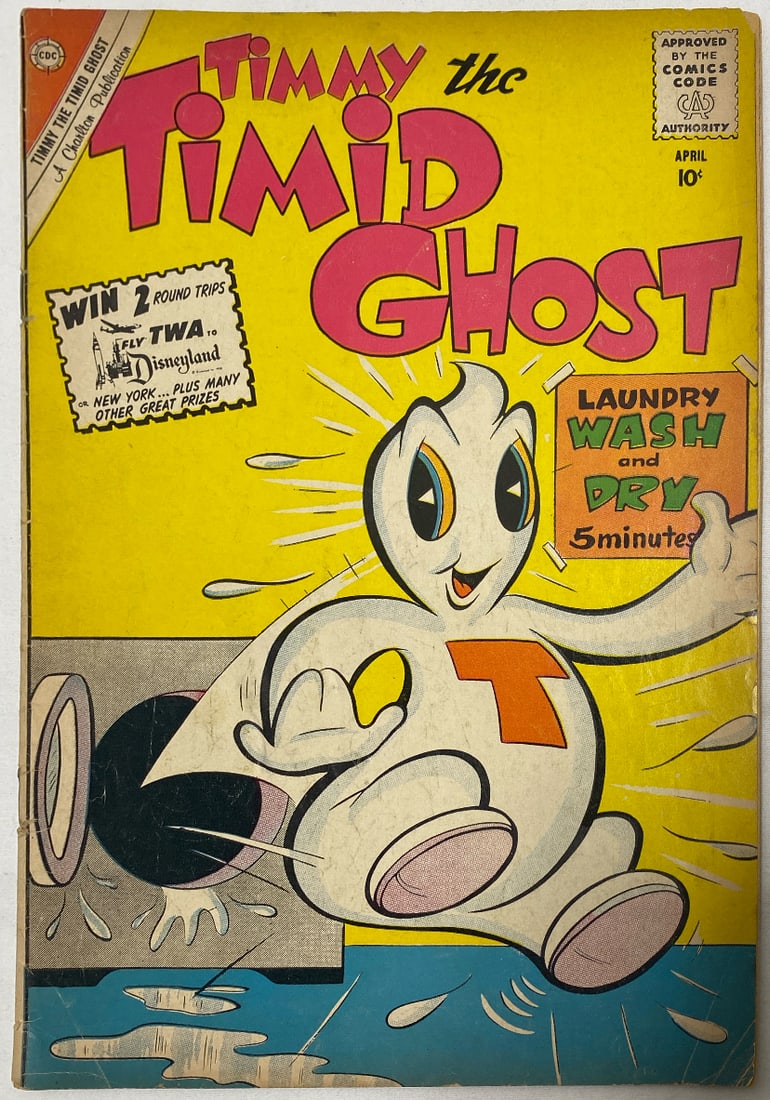 Timmy the Timid Ghost 20 Charlton Comic Book: 1960, please preview and see all photos for condition