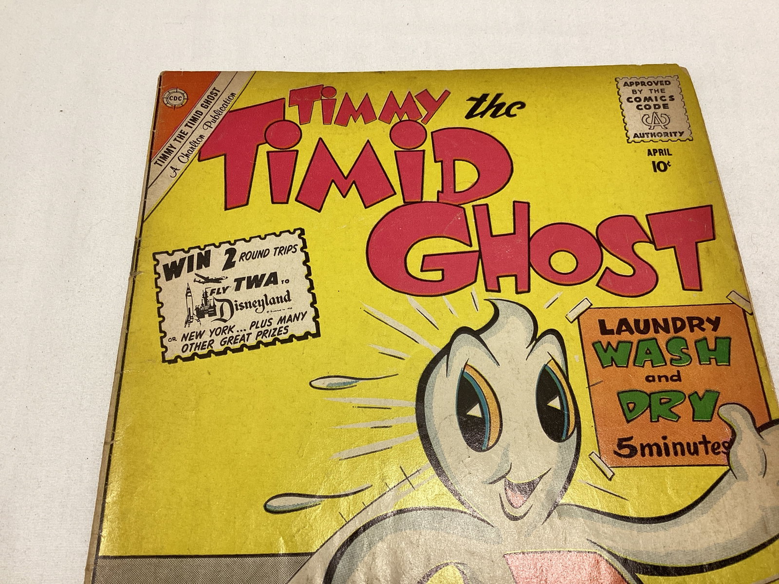 Timmy the Timid Ghost 20 Charlton Comic Book - 2