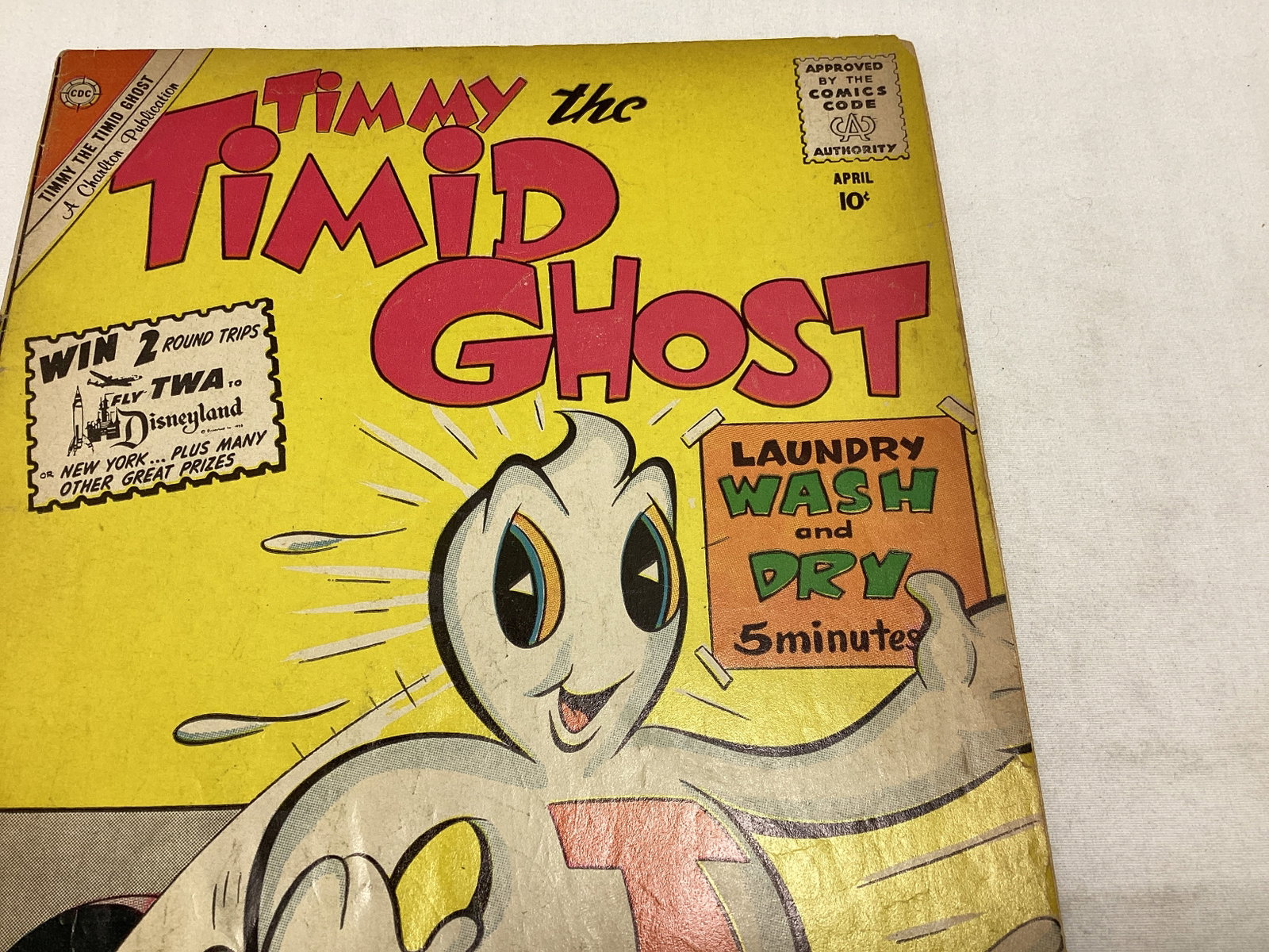 Timmy the Timid Ghost 20 Charlton Comic Book - 3