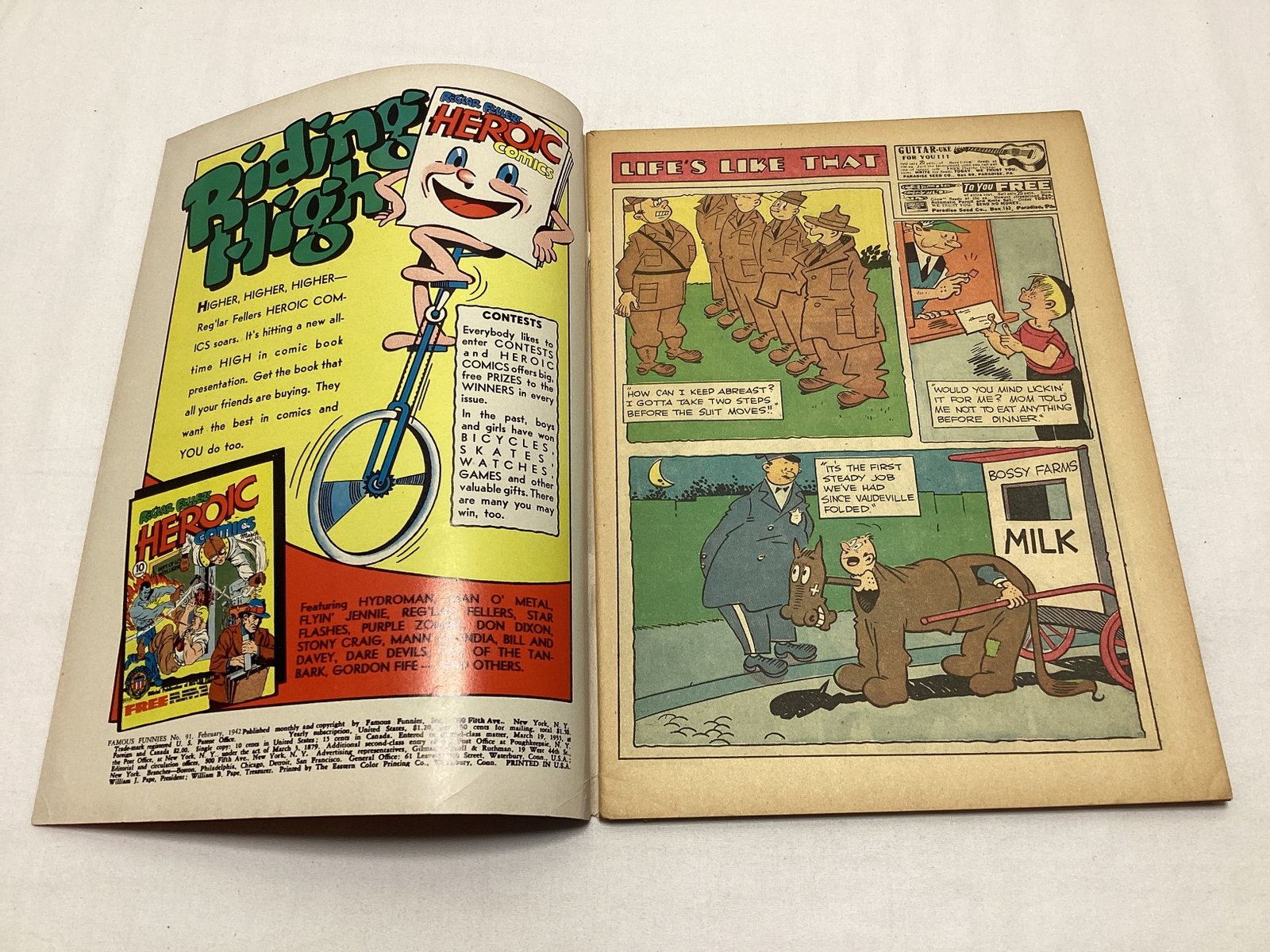 Famous Funnies 91 Comic Book - 6