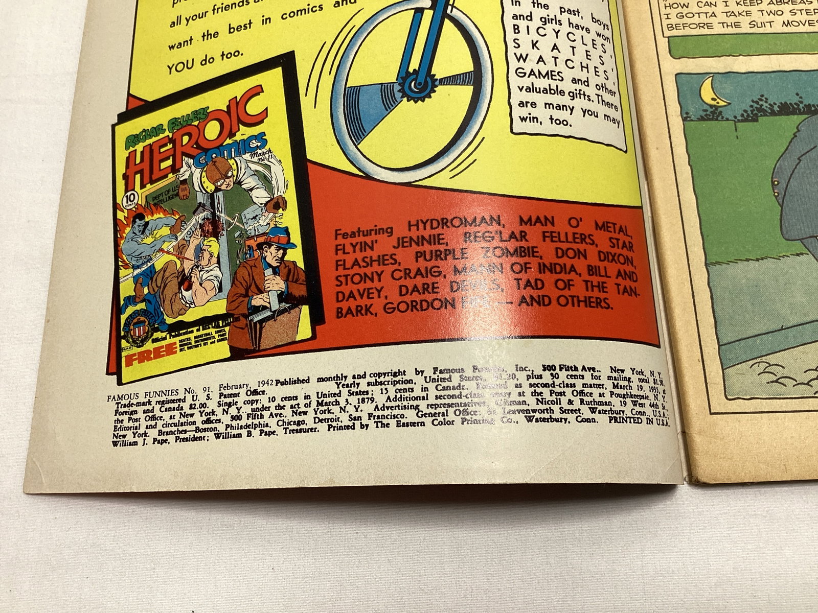 Famous Funnies 91 Comic Book - 7