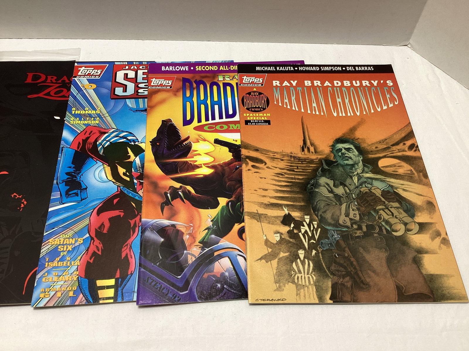 Six Topps Comic Books - 2