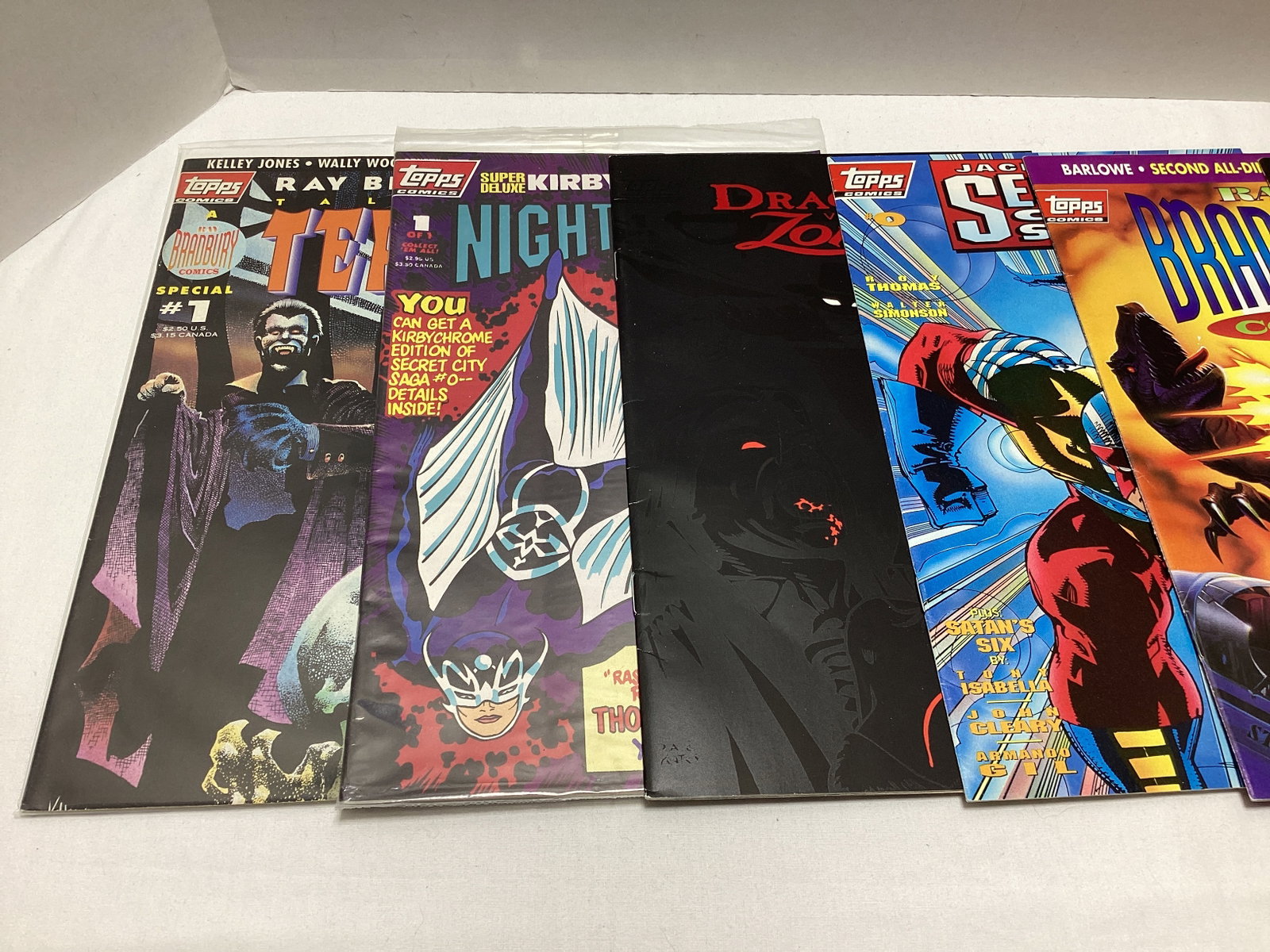 Six Topps Comic Books - 3