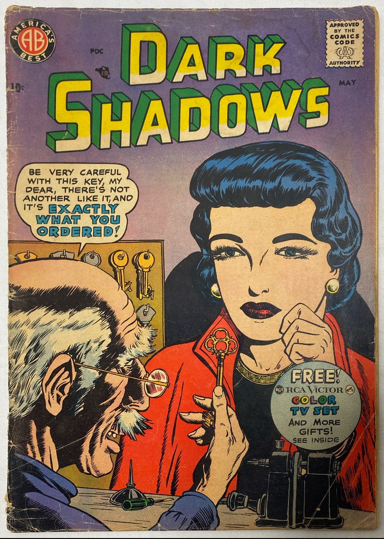 Dark Shadows 3 Steinway Publications Comic Book: 1958, Please Preview and see all photos for condition