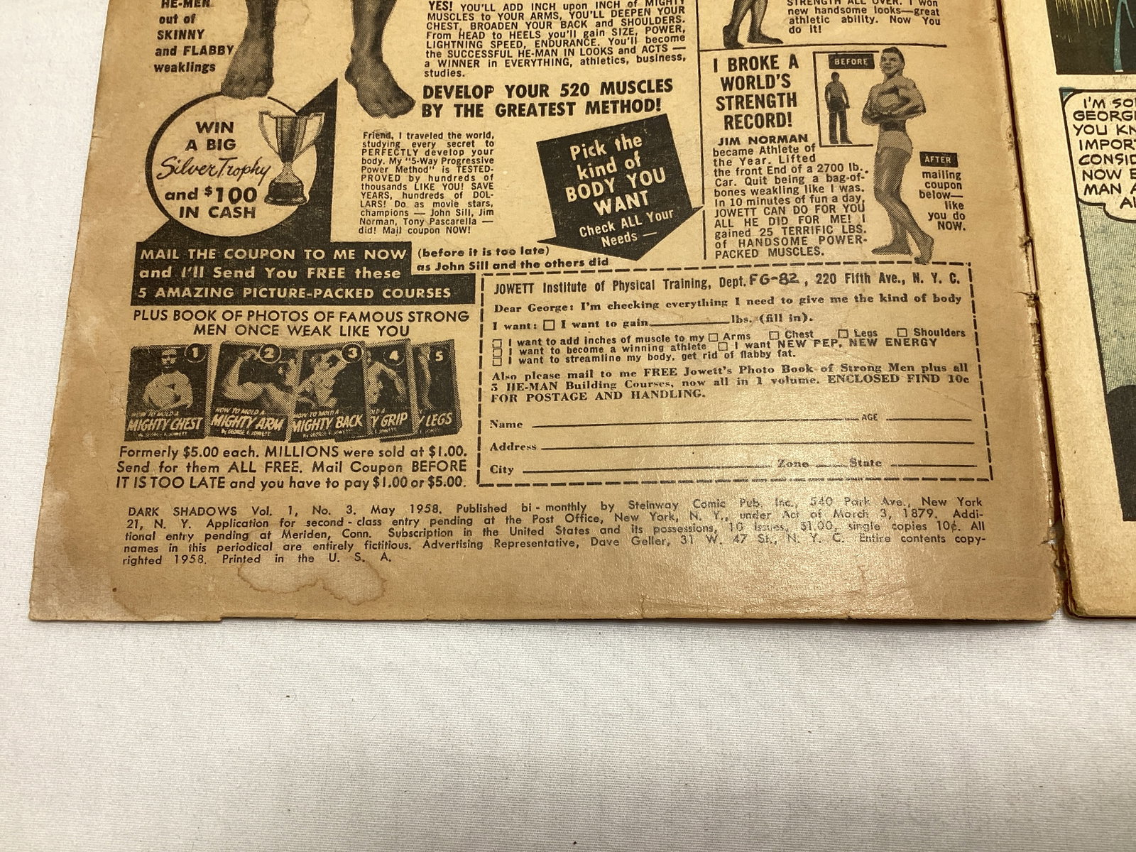 Dark Shadows 3 Steinway Publications Comic Book - 7