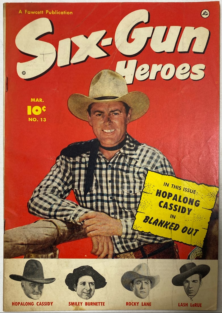 Six Gun Heroes 13 Fawcett Western Comic Book (1 of 8)