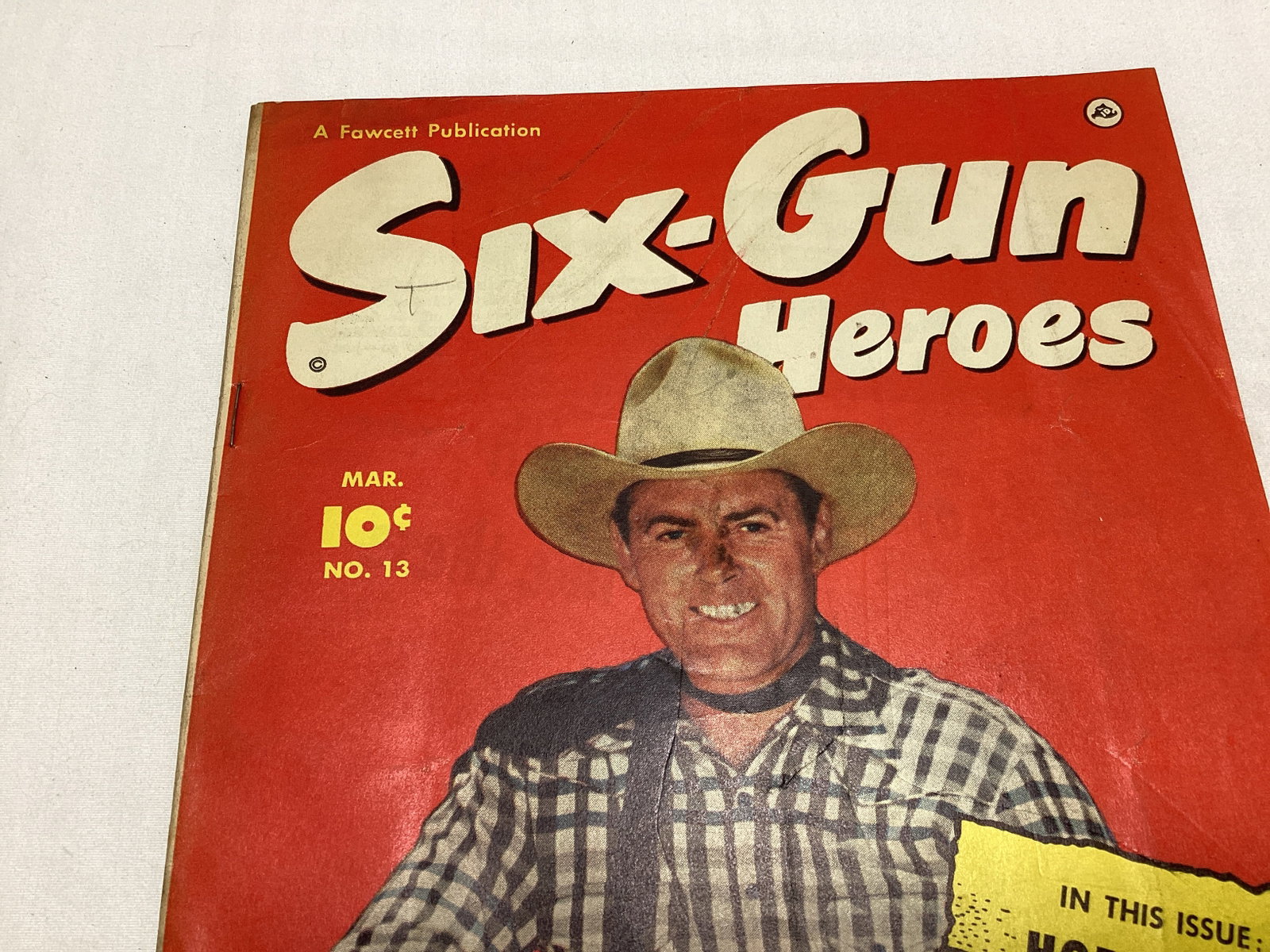 Six Gun Heroes 13 Fawcett Western Comic Book - 2
