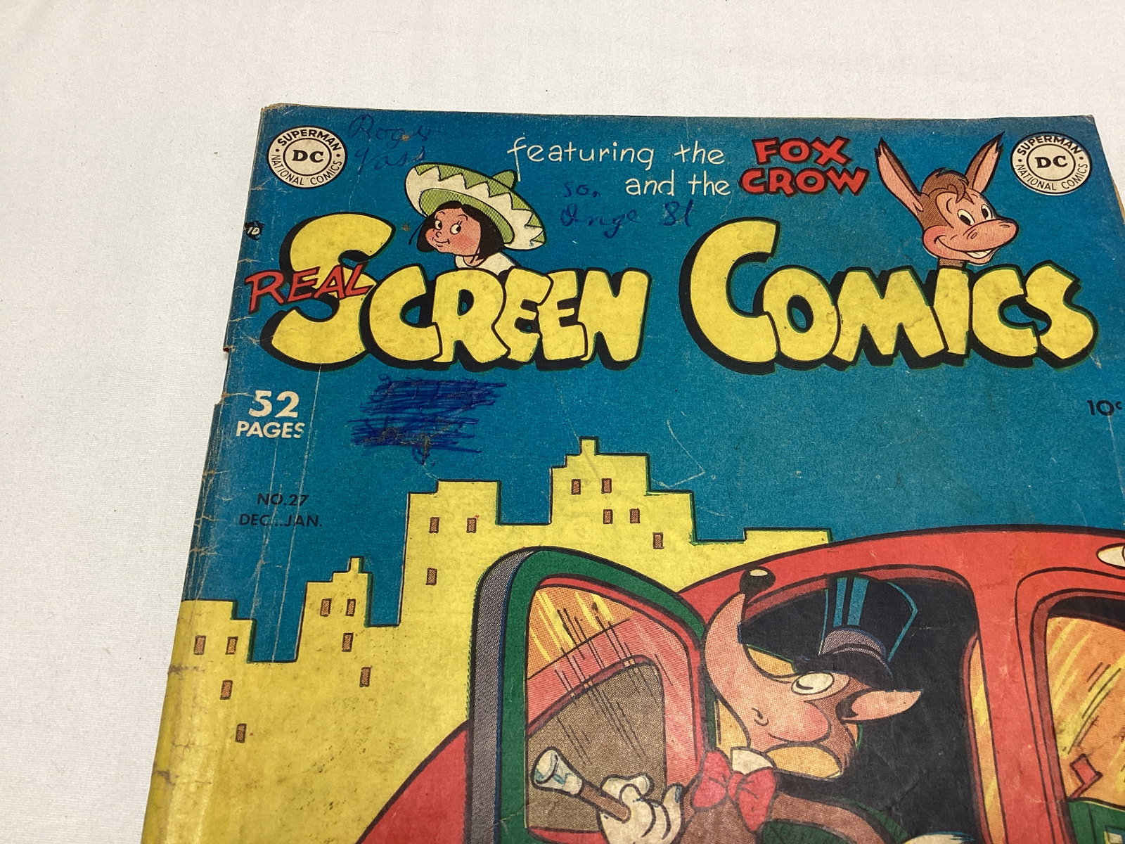 Real Screen Comics 27 DC Comic Book - 2