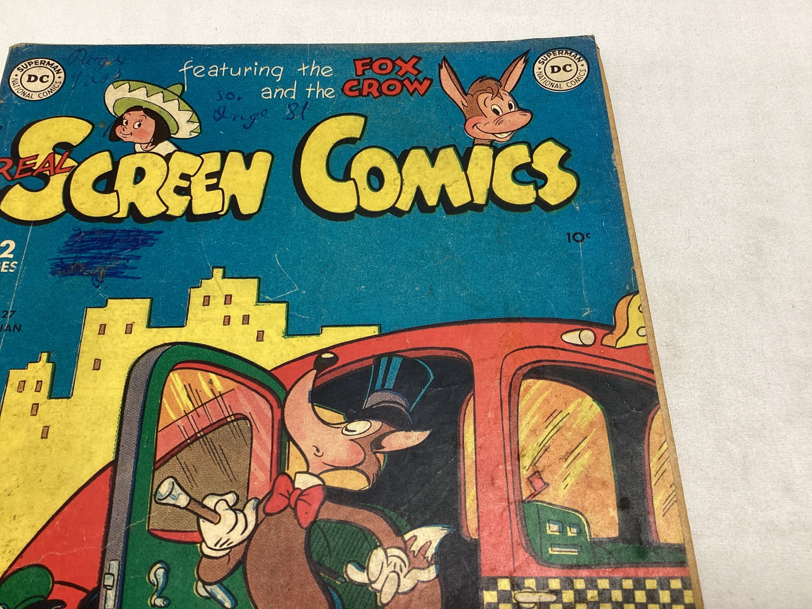 Real Screen Comics 27 DC Comic Book - 3