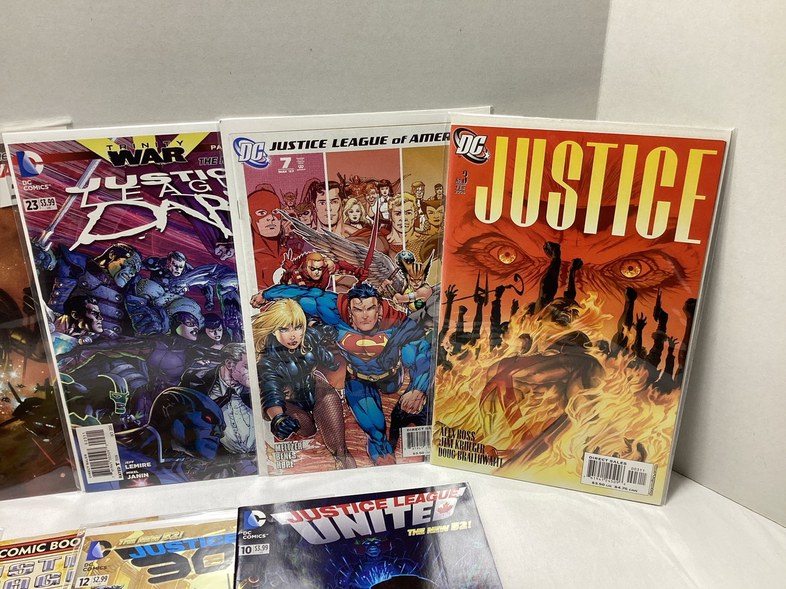 Nine Justice League DC Comic Books - 2