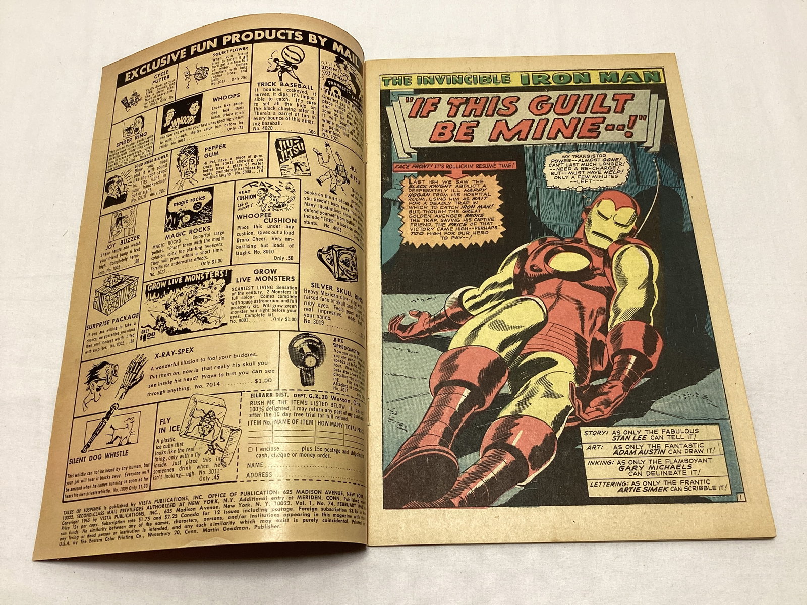 Tales of Suspense 74 Marvel Comic Books - 6