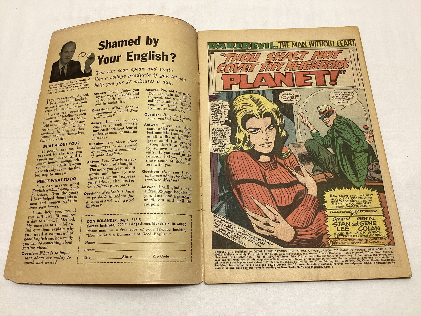 Daredevil 28 Marvel Comic Book - 6