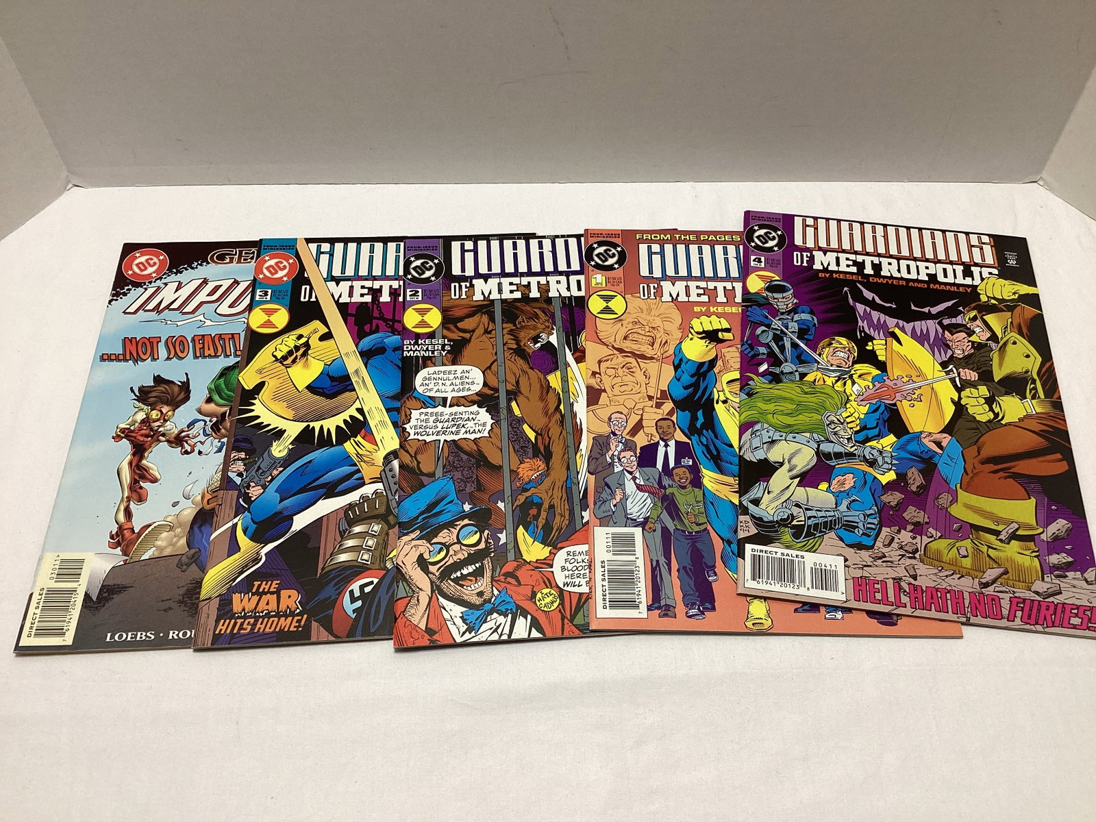 Five DC Comic Books: .
