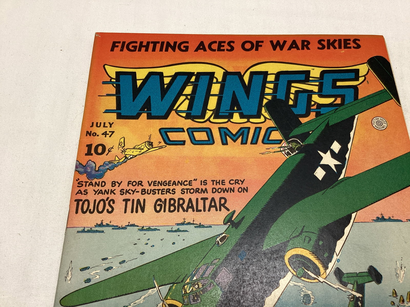 Wings Comics 47 Fiction House Comic Book - 2