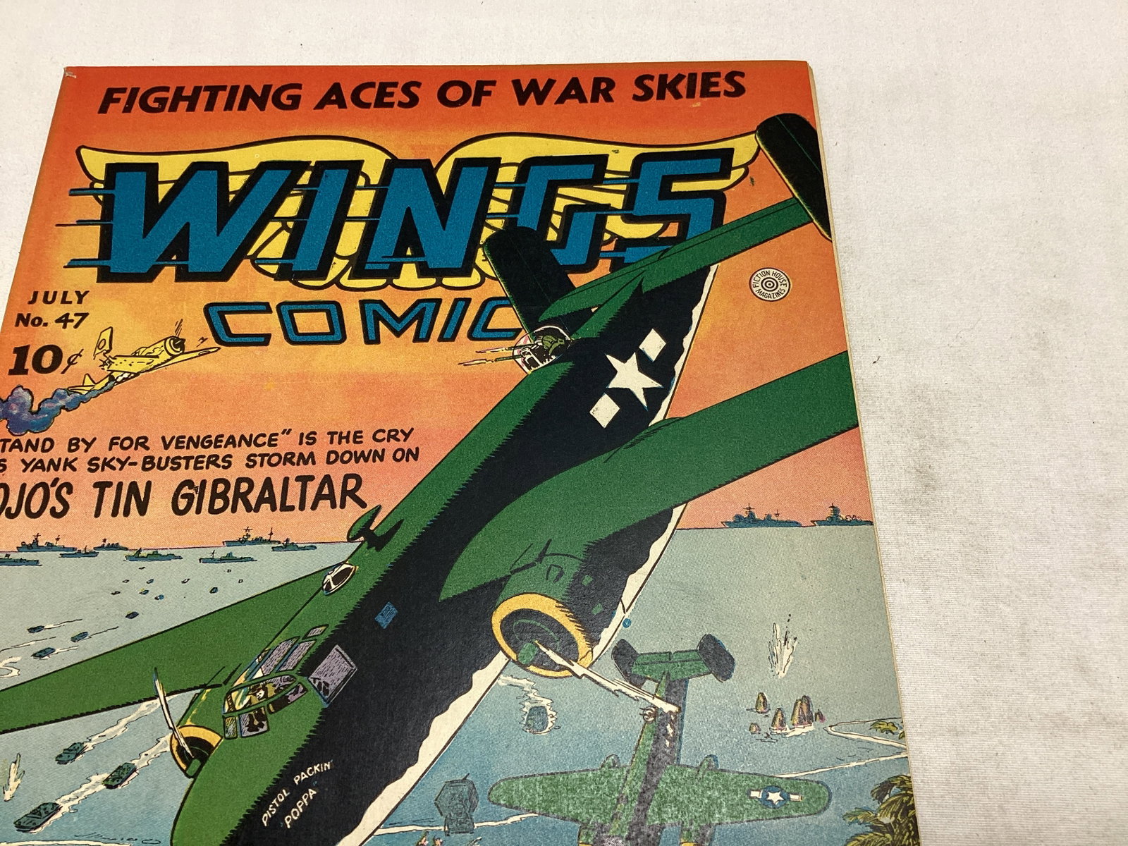 Wings Comics 47 Fiction House Comic Book - 3