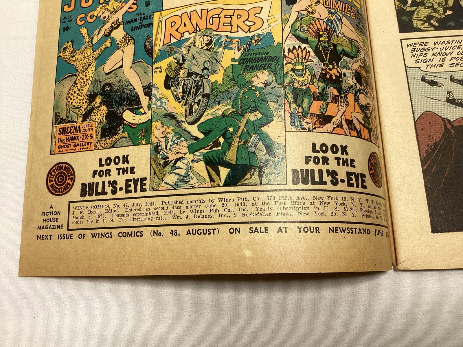 Wings Comics 47 Fiction House Comic Book - 7