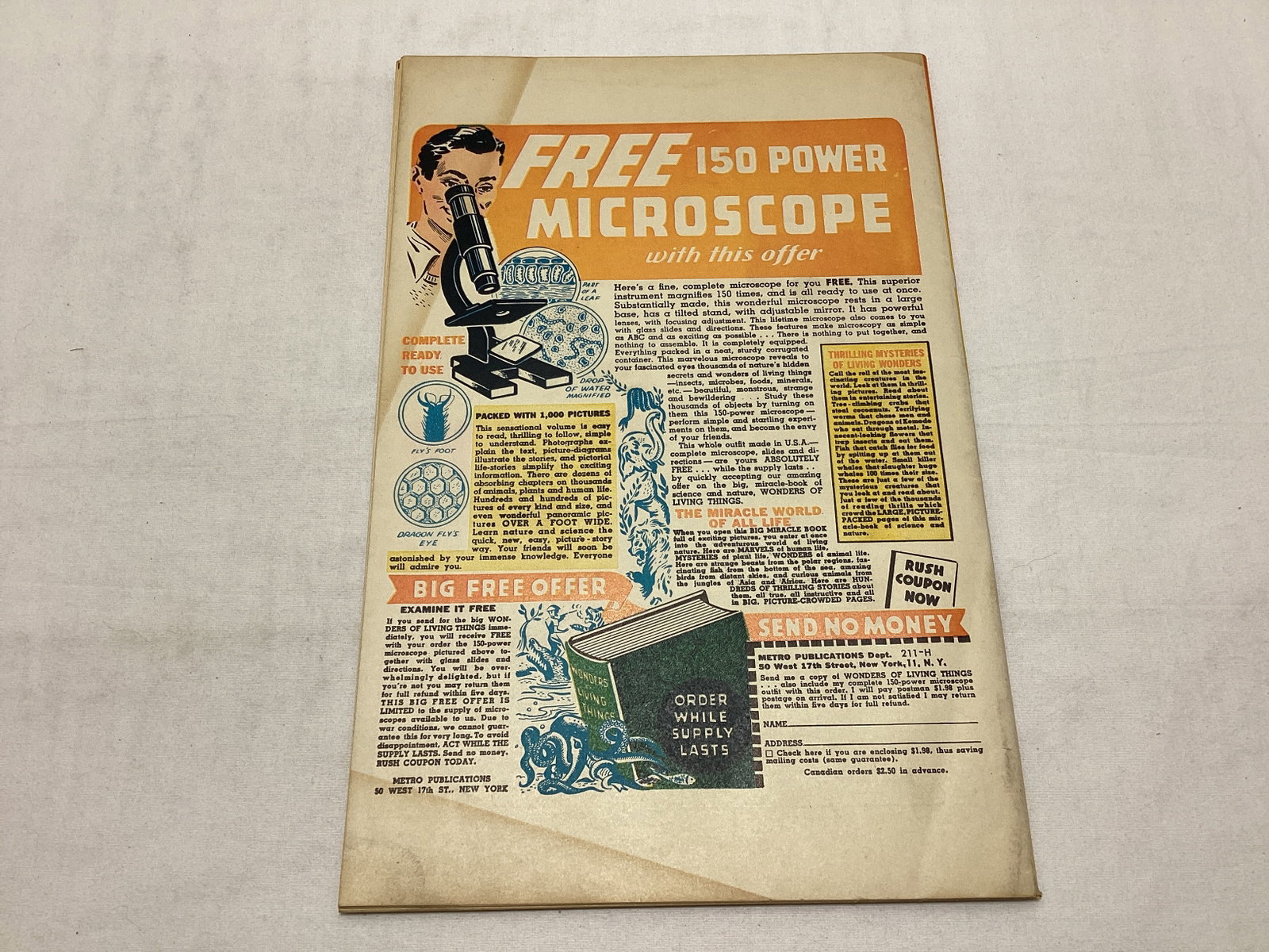 Wings Comics 47 Fiction House Comic Book - 8