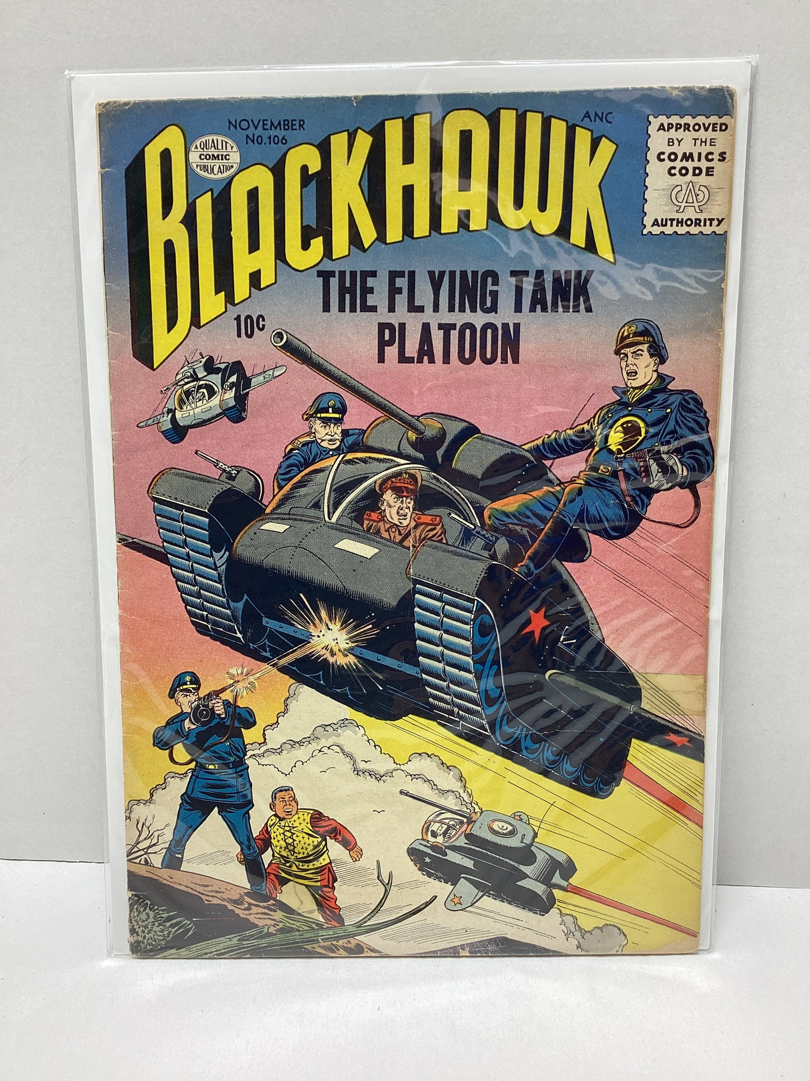 Blackhawk 106 Quality Comic Book: 1956, Please Preview and see all photos for condition