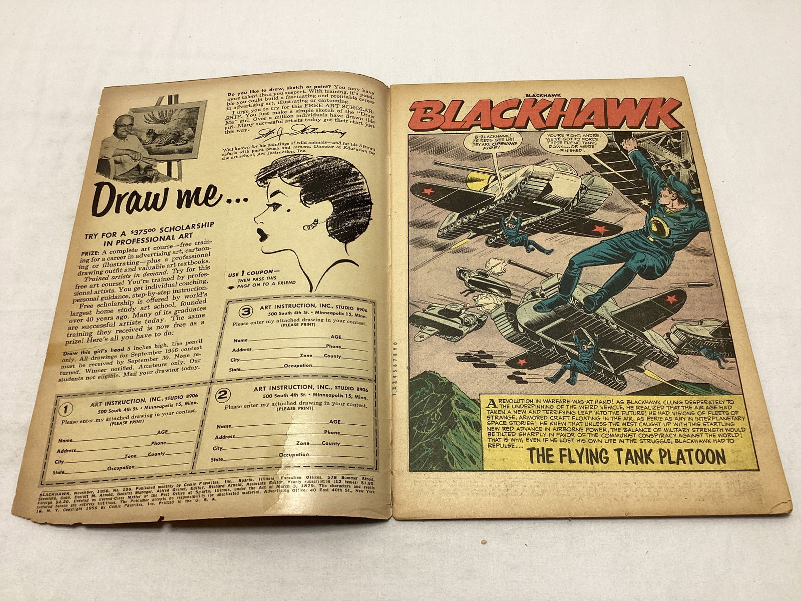 Blackhawk 106 Quality Comic Book - 6
