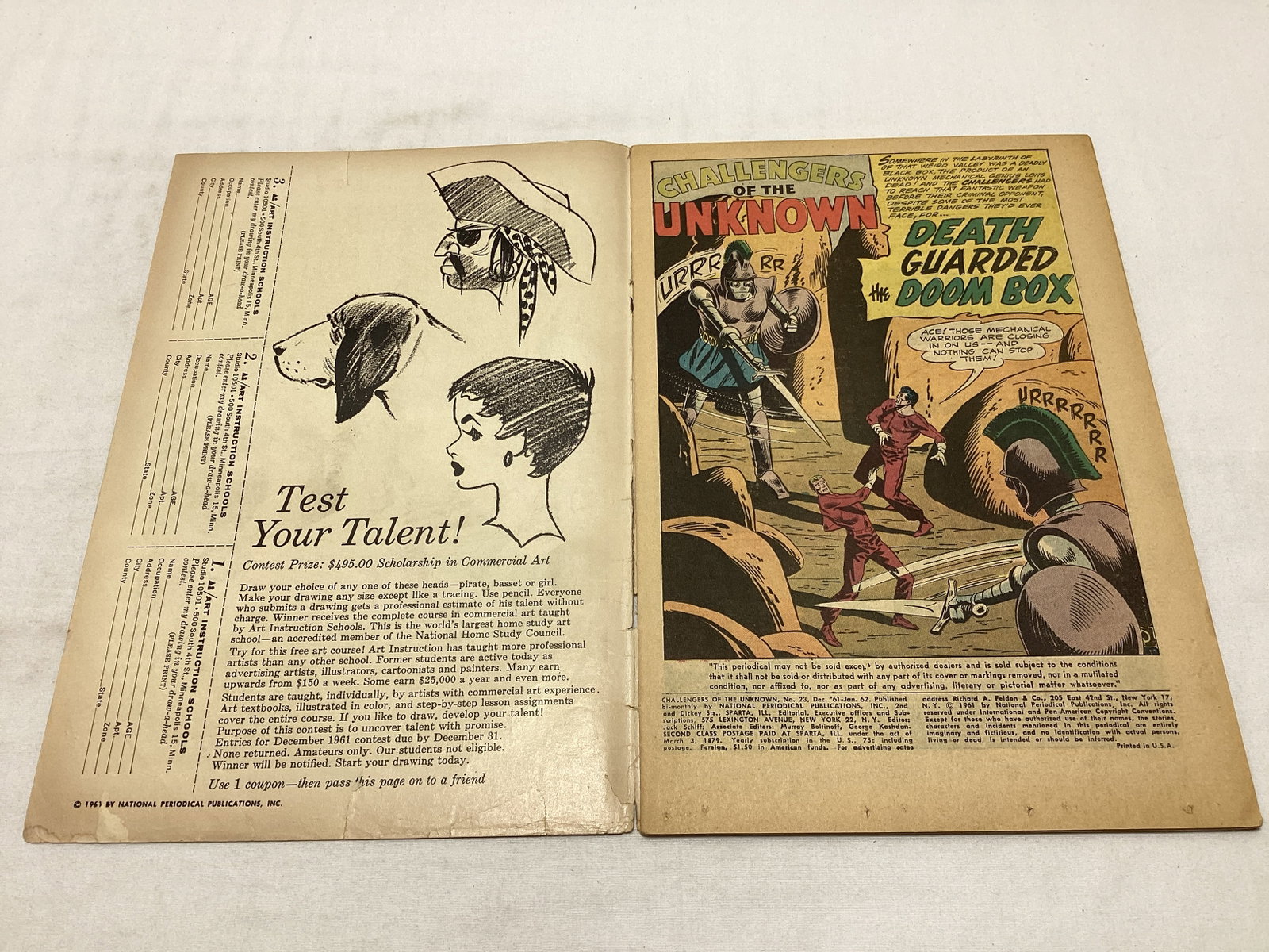 Challengers of the Unknown 23 DC Comic Book - 6