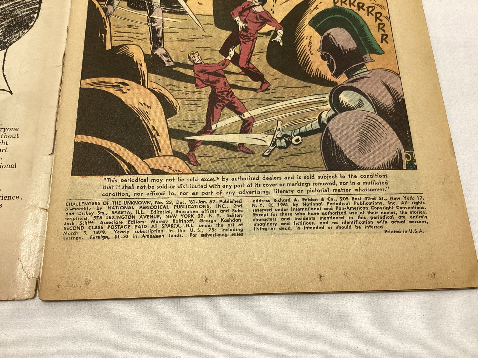 Challengers of the Unknown 23 DC Comic Book - 7