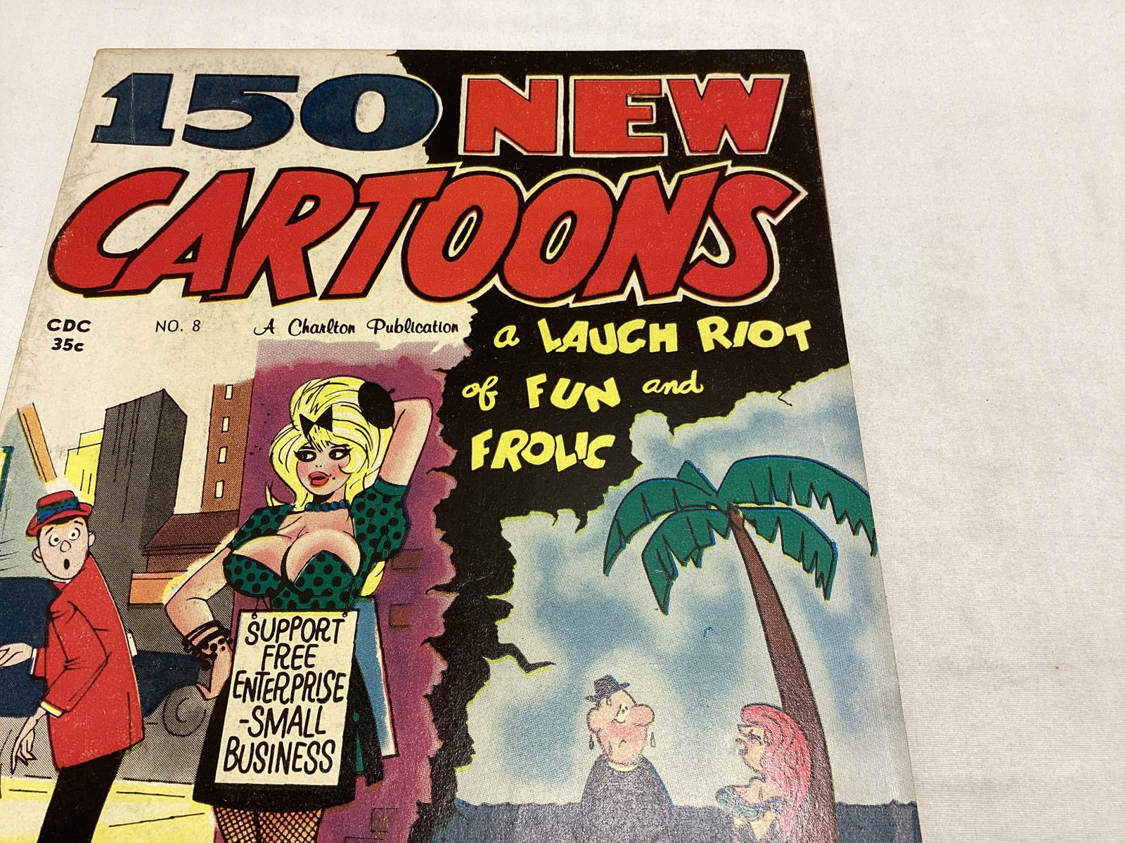 150 New Cartoons 8 Charlton Comic Book - 3