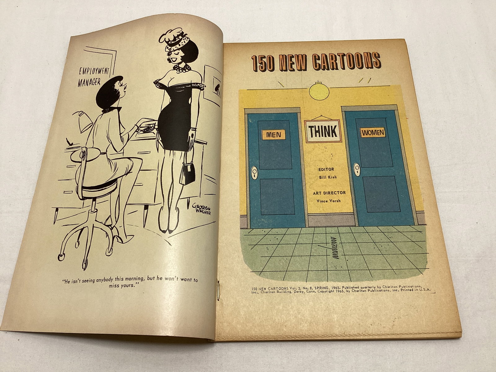 150 New Cartoons 8 Charlton Comic Book - 6