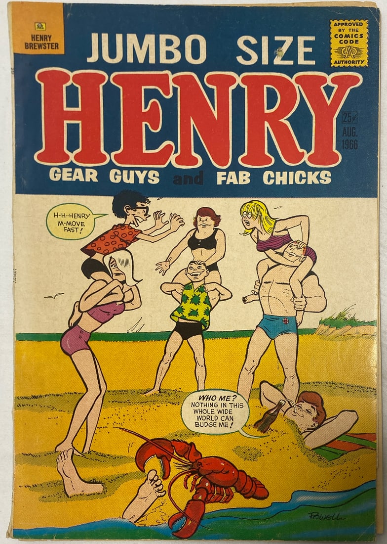Jumbo Size Henry 4 Comic Book: 1966, please preview and see all photos for condition