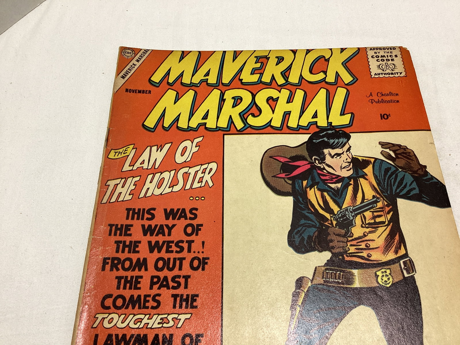 Maverick Marshal 1 Charlton Comic Book - 2