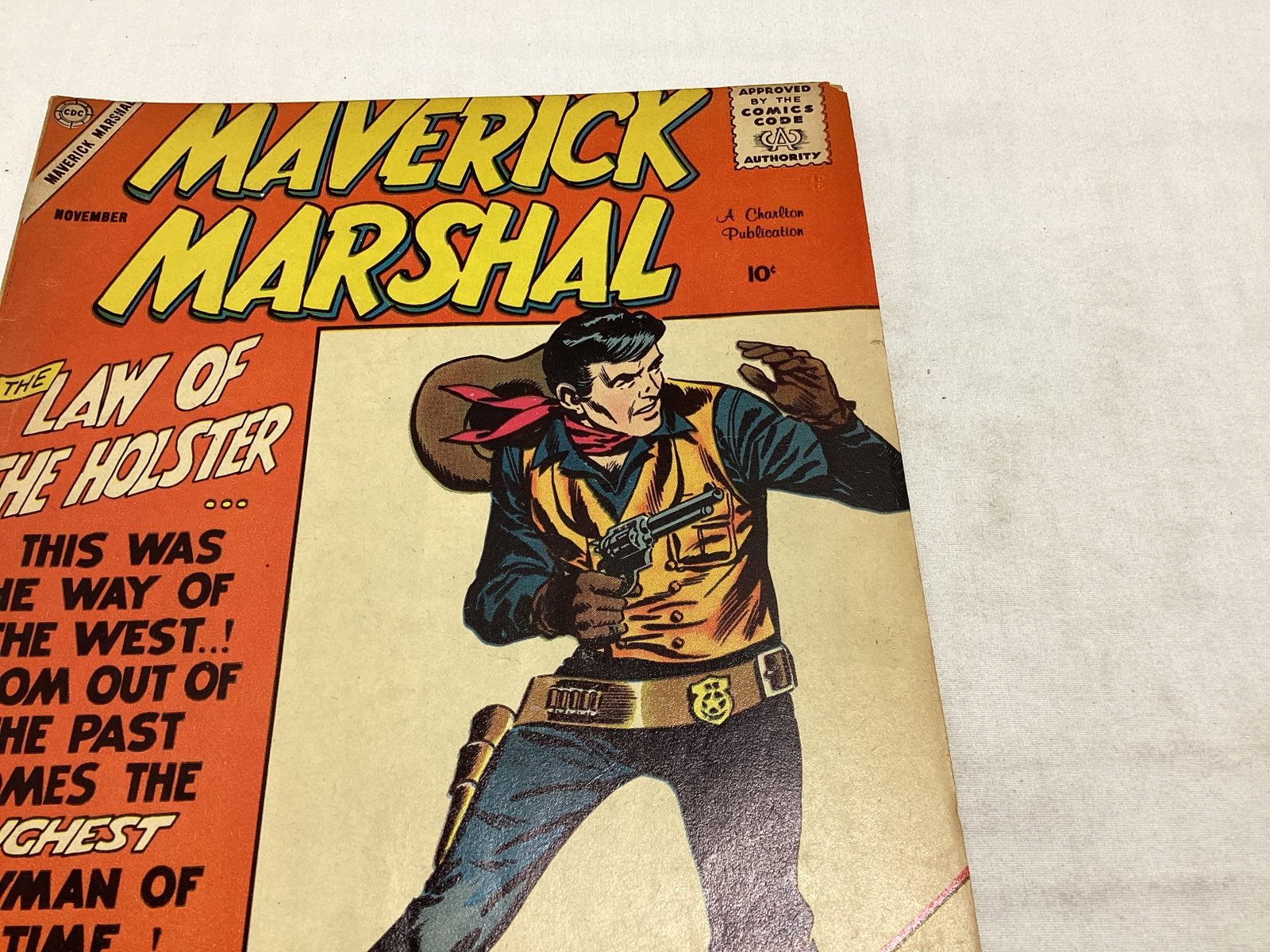 Maverick Marshal 1 Charlton Comic Book - 3