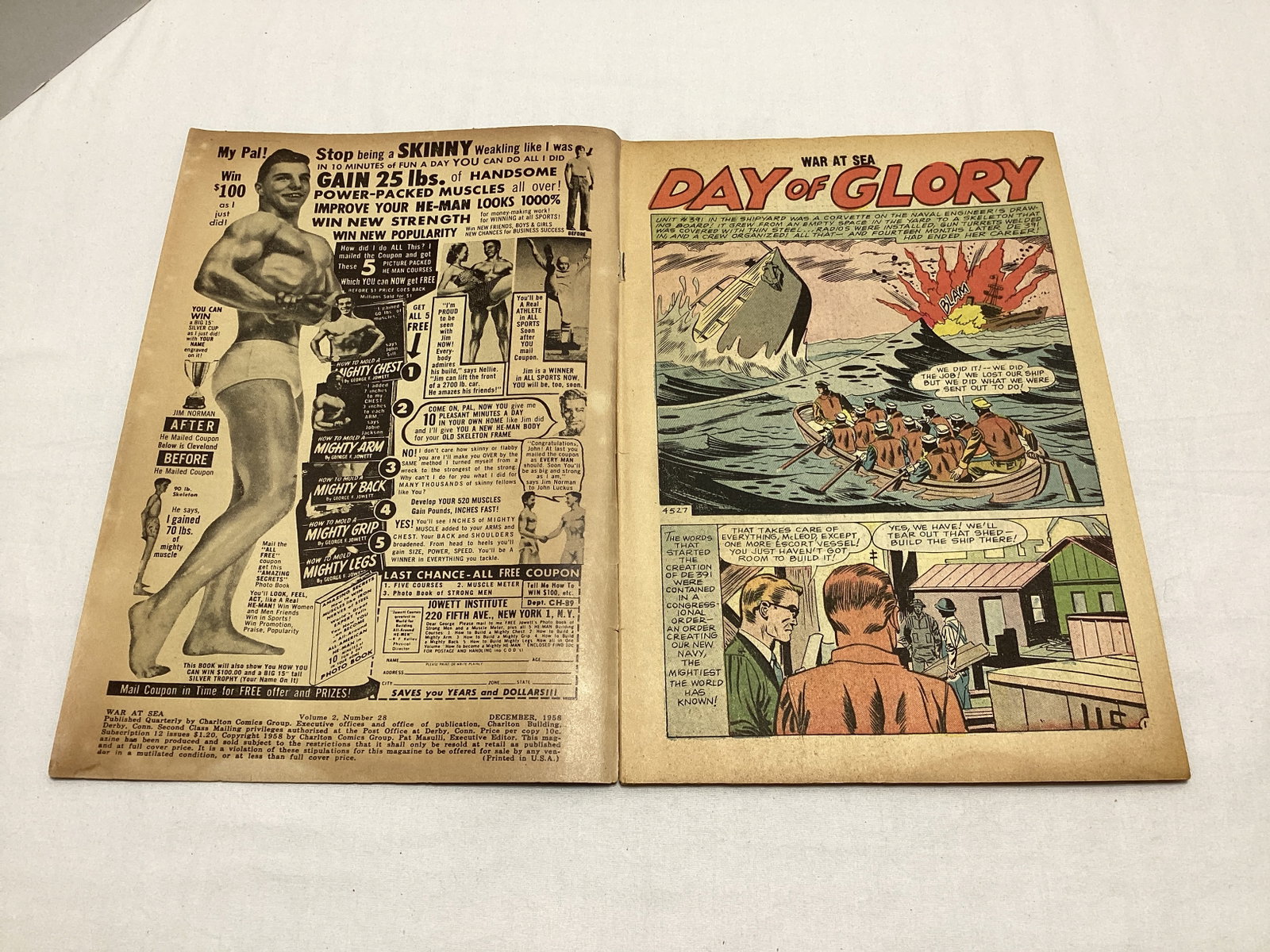 War at Sea 28 Charlton Comic Book - 6