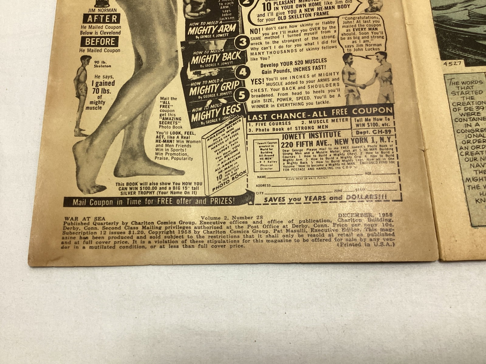 War at Sea 28 Charlton Comic Book - 7